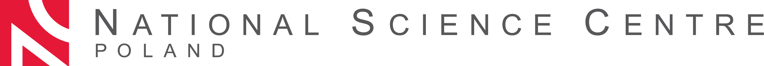 Logo of the National Science Centre, Poland.